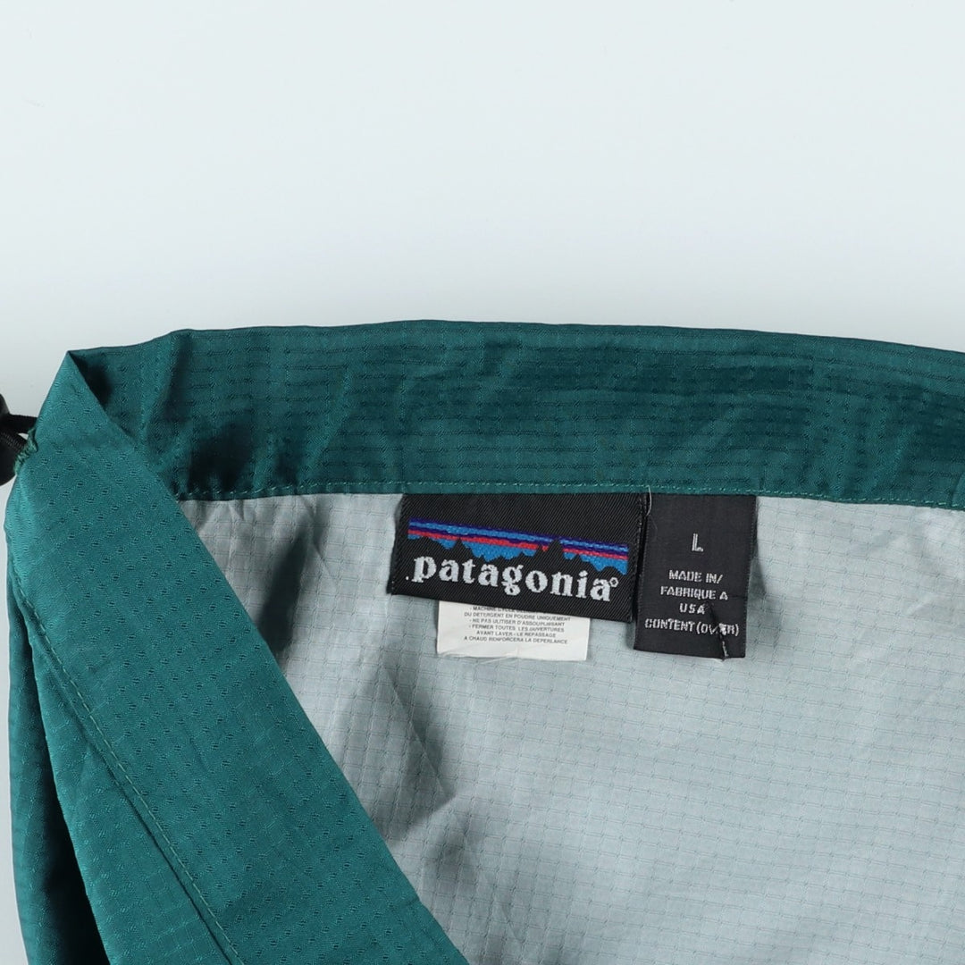 90'S Patagonia 83160S4 Warm-Up Pants, Shaka Shaka Pants, Made in USA, Men's Size L, Vintage polyester blue type Vintage Second Hand