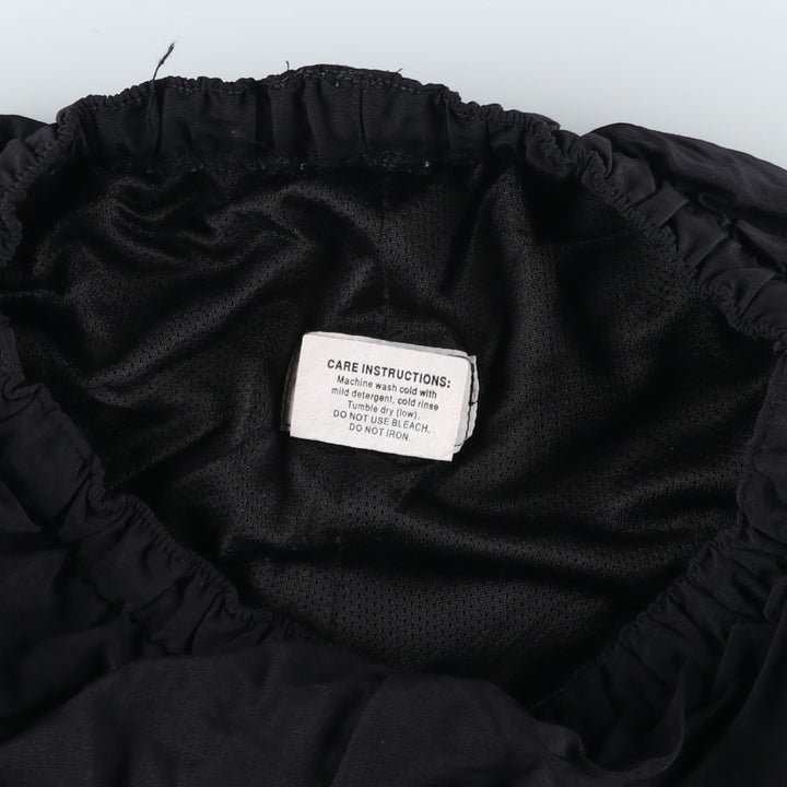 1990'S US Military IPFU Training Pants, Nylon, Shaka Shaka Pants, Made in USA, Medium Nylon black type Vintage Second Hand