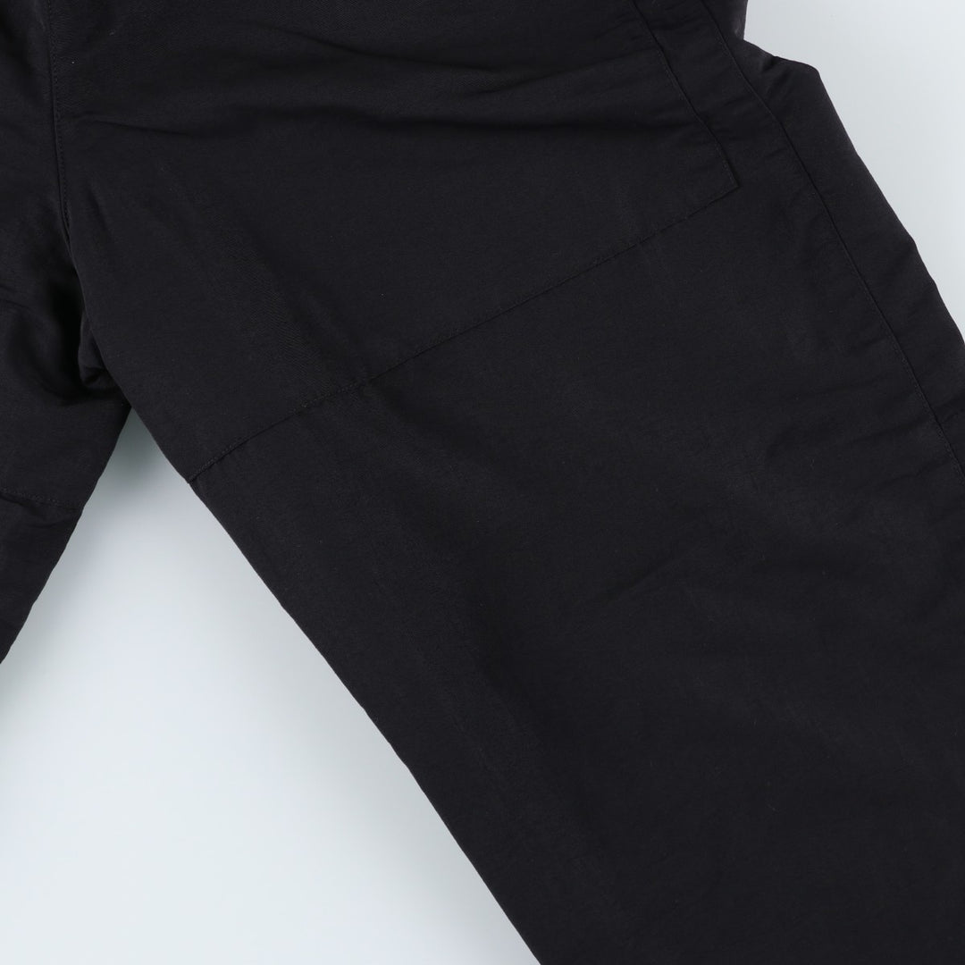 1990'S US Military IPFU Training Pants, Nylon, Shaka Shaka Pants, Made in USA, Medium Nylon black type Vintage Second Hand