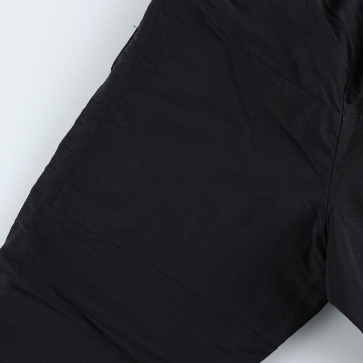 1990'S US Military IPFU Training Pants, Nylon, Shaka Shaka Pants, Made in USA, Large Nylon black type Vintage Second Hand