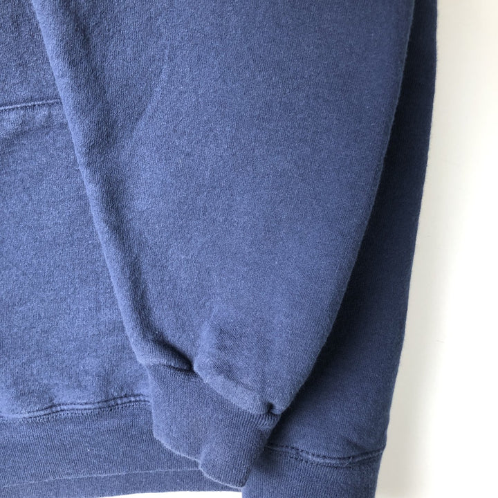 Thrasher Fire Pattern Pullover Hoodie, Men's Size M cotton navy blue type Vintage Second Hand