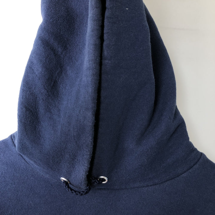 Thrasher Fire Pattern Pullover Hoodie, Men's Size M cotton navy blue type Vintage Second Hand