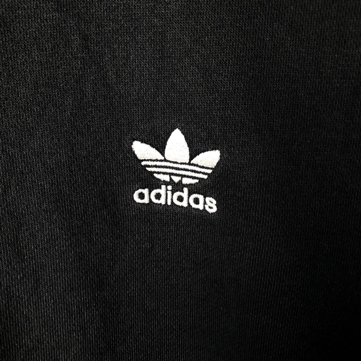 Adidas Originals Sweatshirt Pullover Hoodie, Men's Size M cotton black type Vintage Second Hand