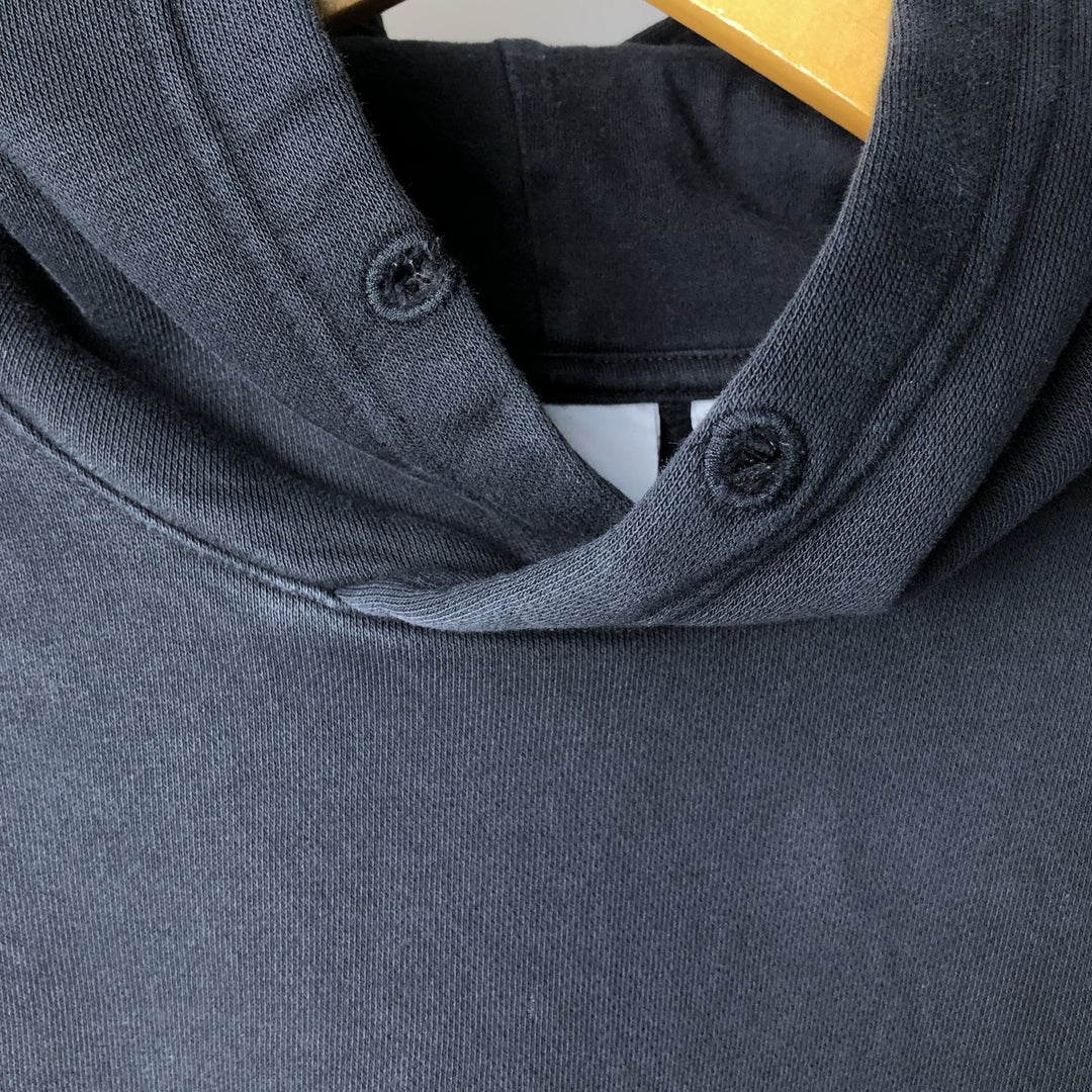 Adidas Originals Sweatshirt Pullover Hoodie, Men's Size M cotton black type Vintage Second Hand