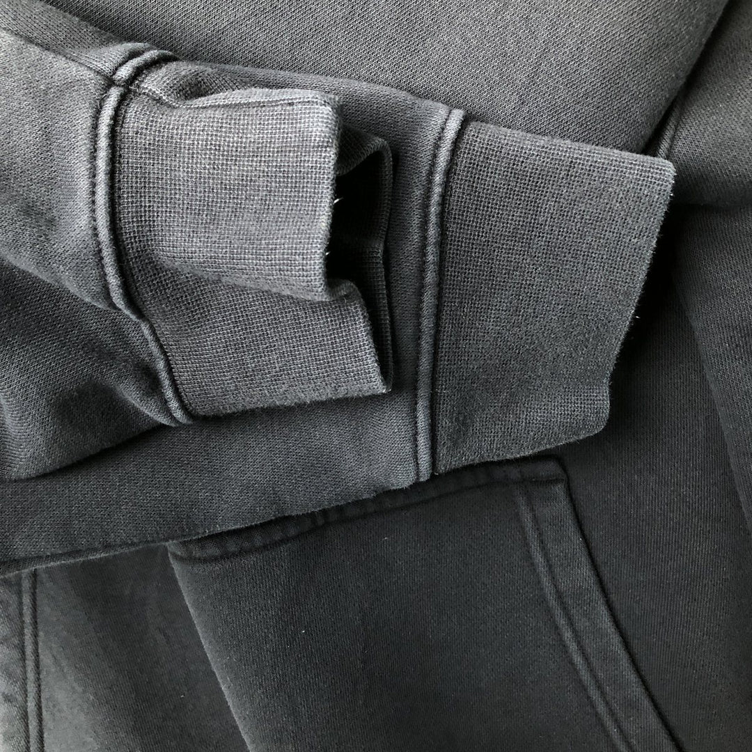 Adidas Originals Sweatshirt Pullover Hoodie, Men's Size M cotton black type Vintage Second Hand