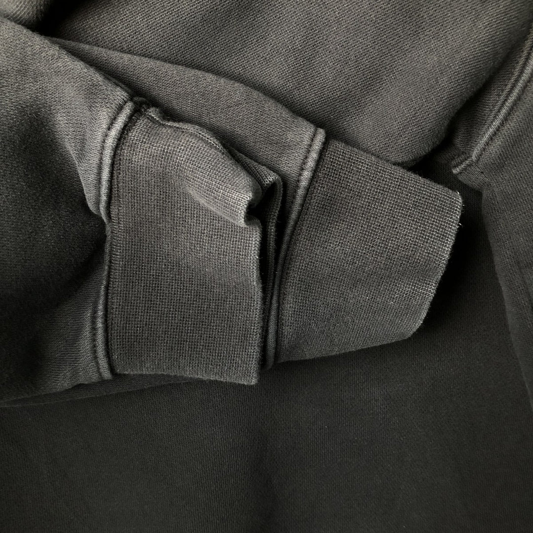 Adidas Originals Sweatshirt Pullover Hoodie, Men's Size M cotton black type Vintage Second Hand