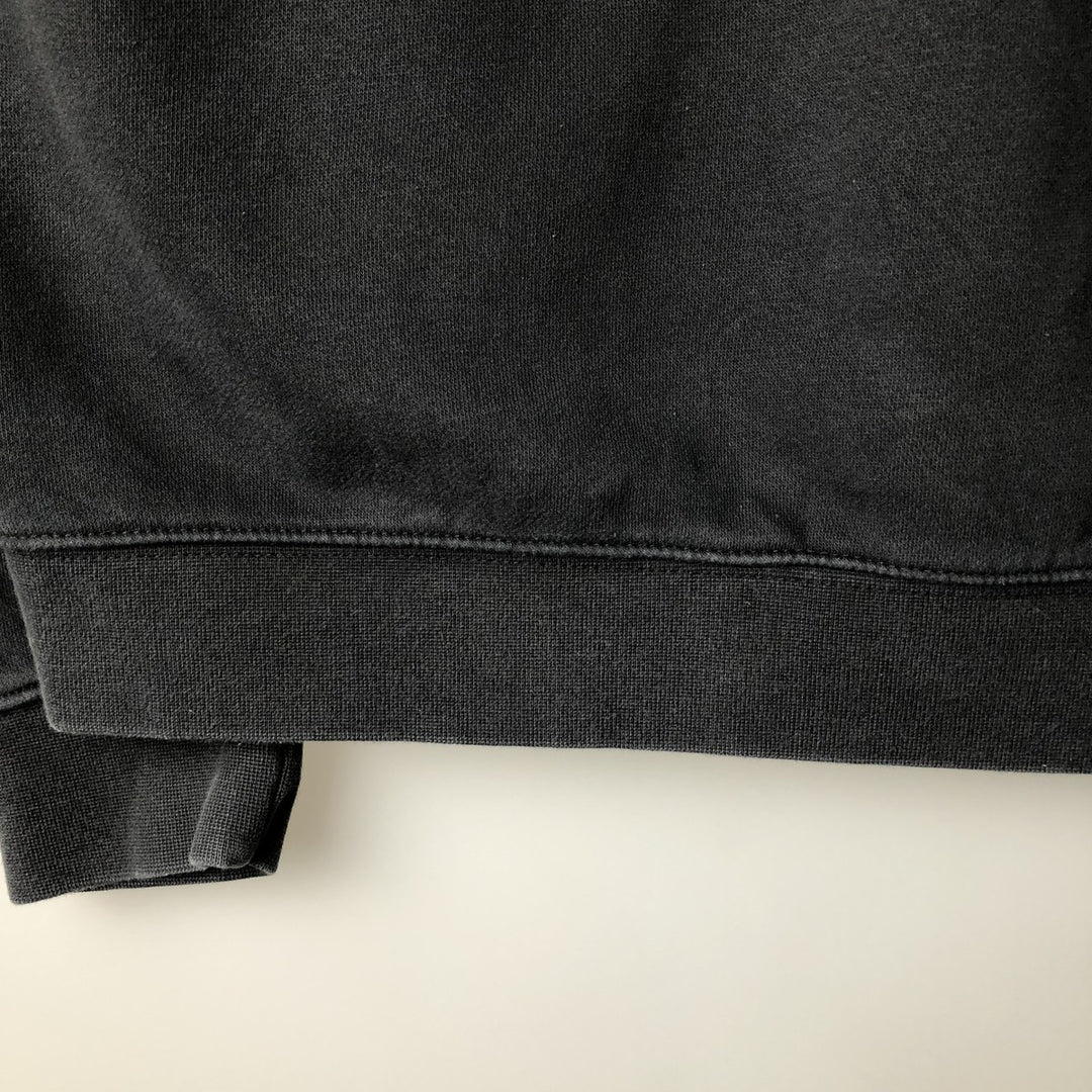 Adidas Originals Sweatshirt Pullover Hoodie, Men's Size M cotton black type Vintage Second Hand