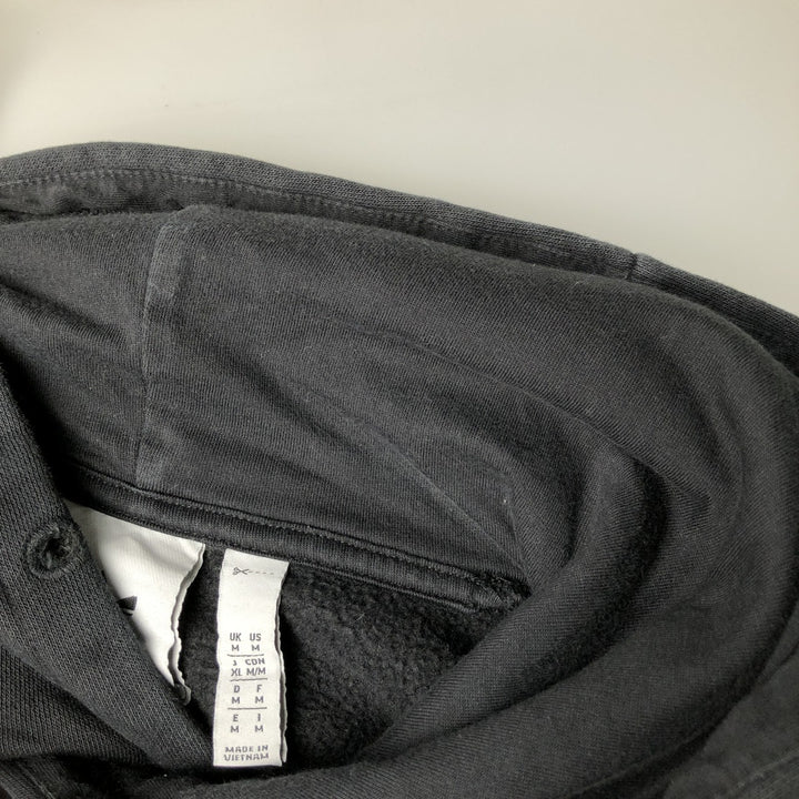 Adidas Originals Sweatshirt Pullover Hoodie, Men's Size M cotton black type Vintage Second Hand