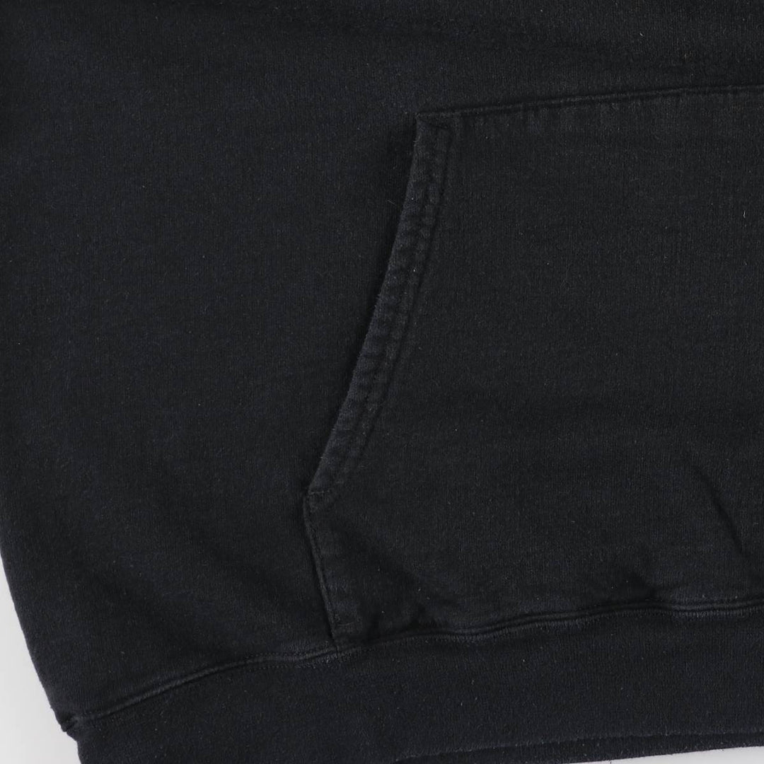 Thrasher Fire Pattern Pullover Hoodie, Men's Size L cotton black type Vintage Second Hand