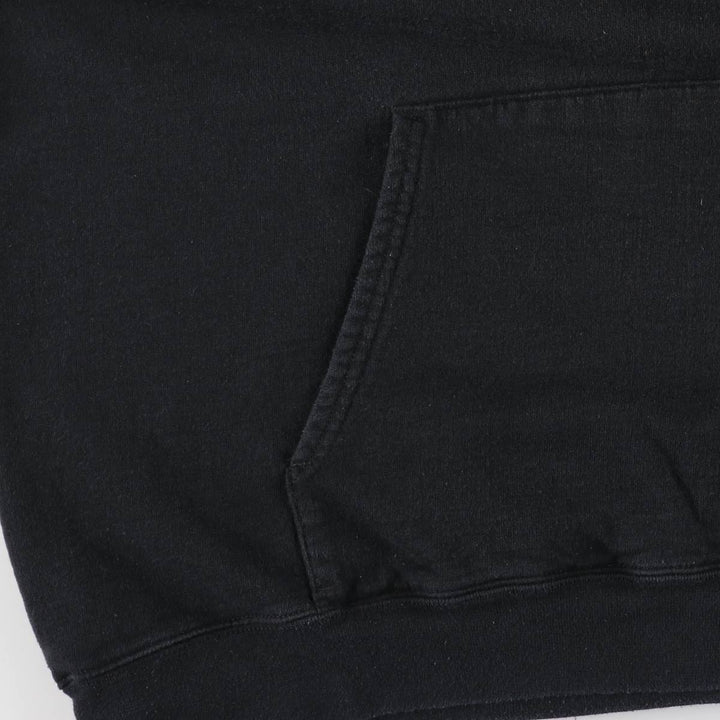 Thrasher Fire Pattern Pullover Hoodie, Men's Size L cotton black type Vintage Second Hand