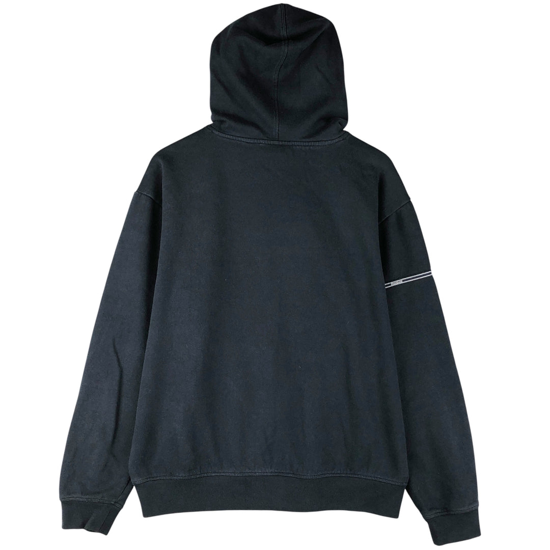 Reebok Sweat Pullover Hoodie Men's Size L polyester navy blue type Vintage Second Hand