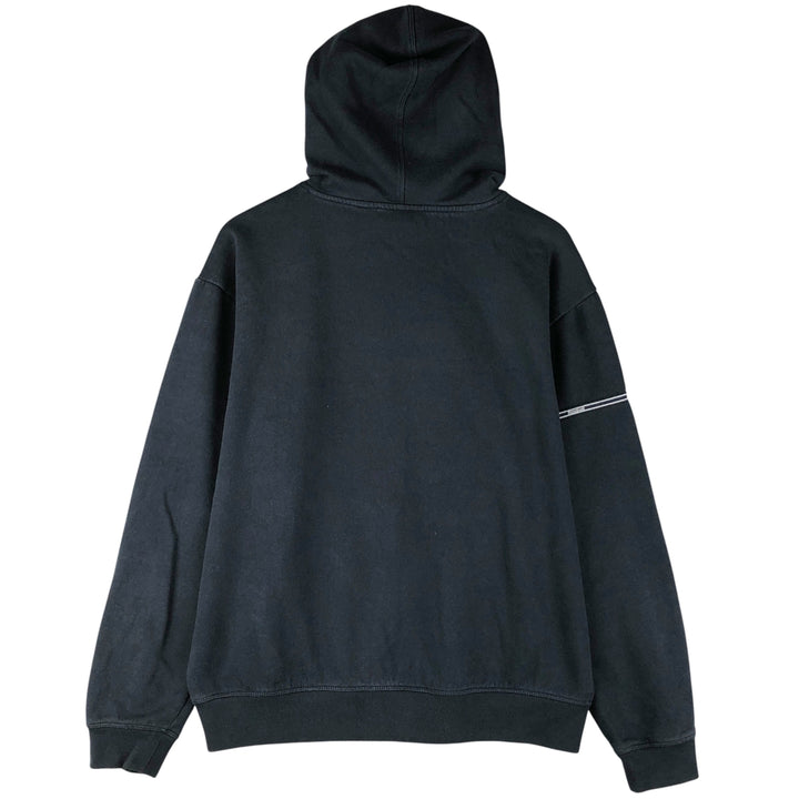 Reebok Sweat Pullover Hoodie Men's Size L polyester navy blue type Vintage Second Hand