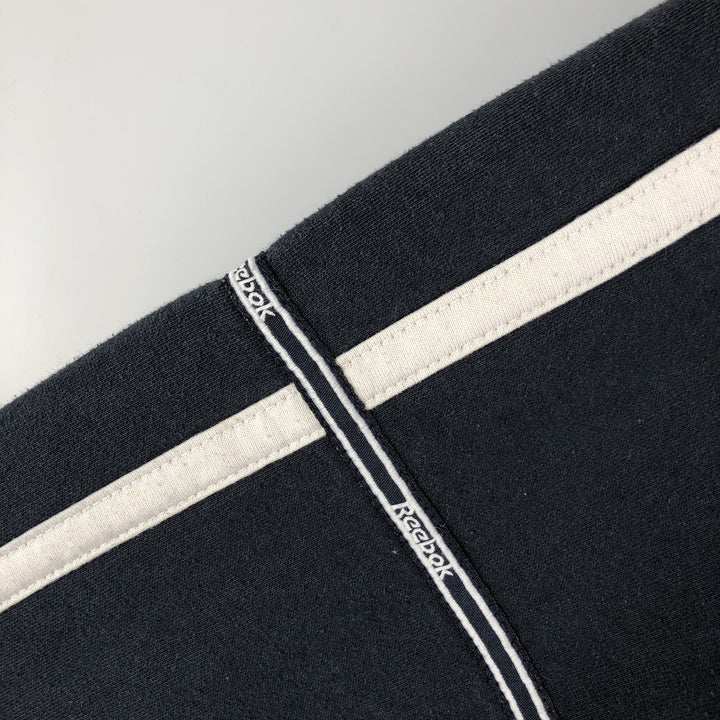 Reebok Sweat Pullover Hoodie Men's Size L polyester navy blue type Vintage Second Hand