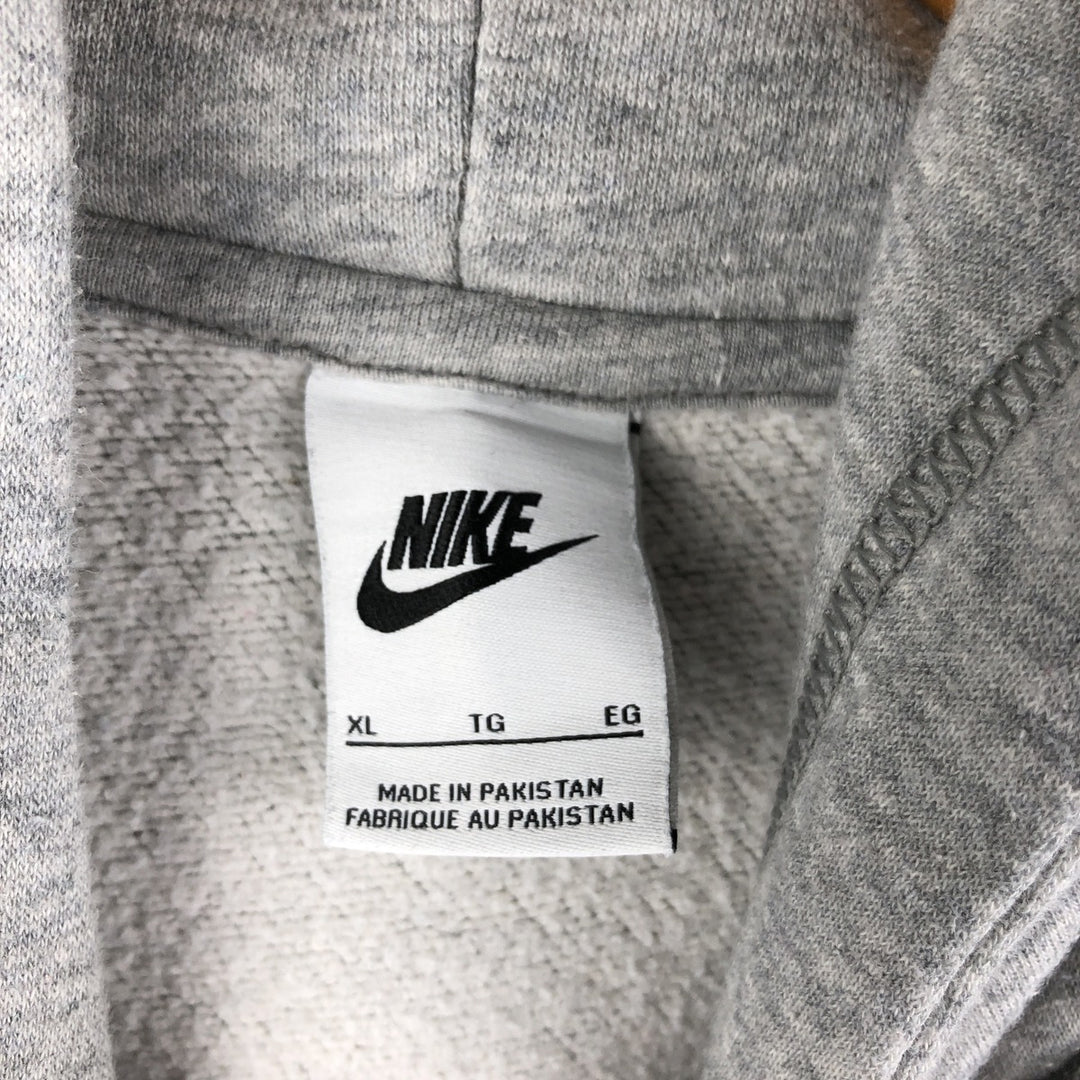 Nike Center Logo Sweat Pullover Hoodie, Men's XL cotton gray type Vintage Second Hand