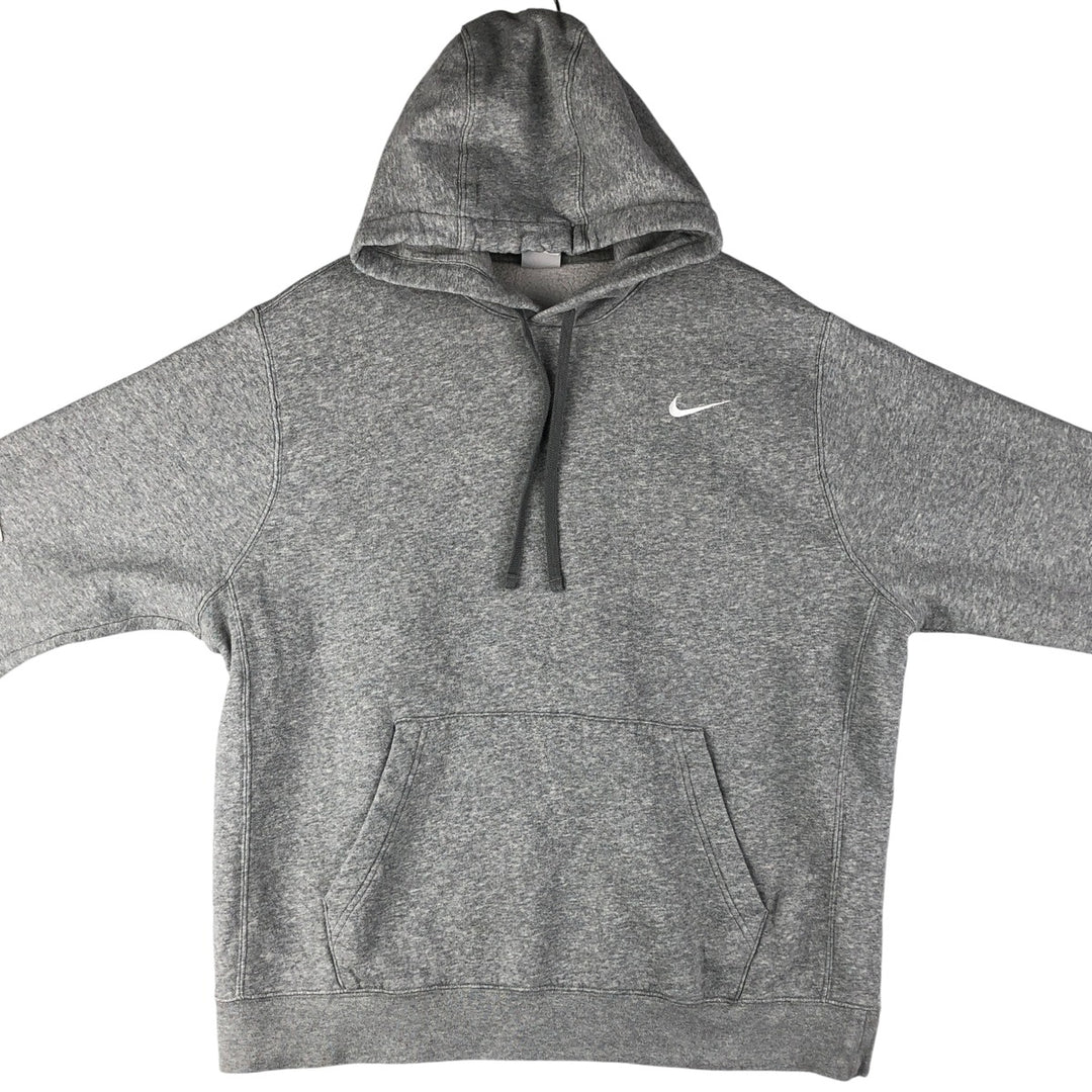 Nike Sweat Pullover Hoodie, Men's Size L cotton gray type Vintage Second Hand