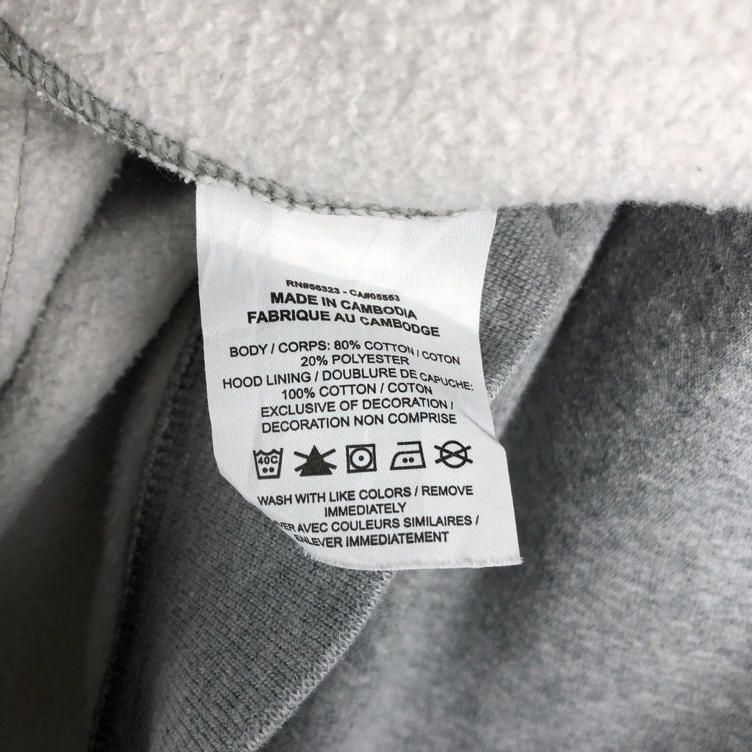 Nike Sweat Pullover Hoodie, Men's Size L cotton gray type Vintage Second Hand