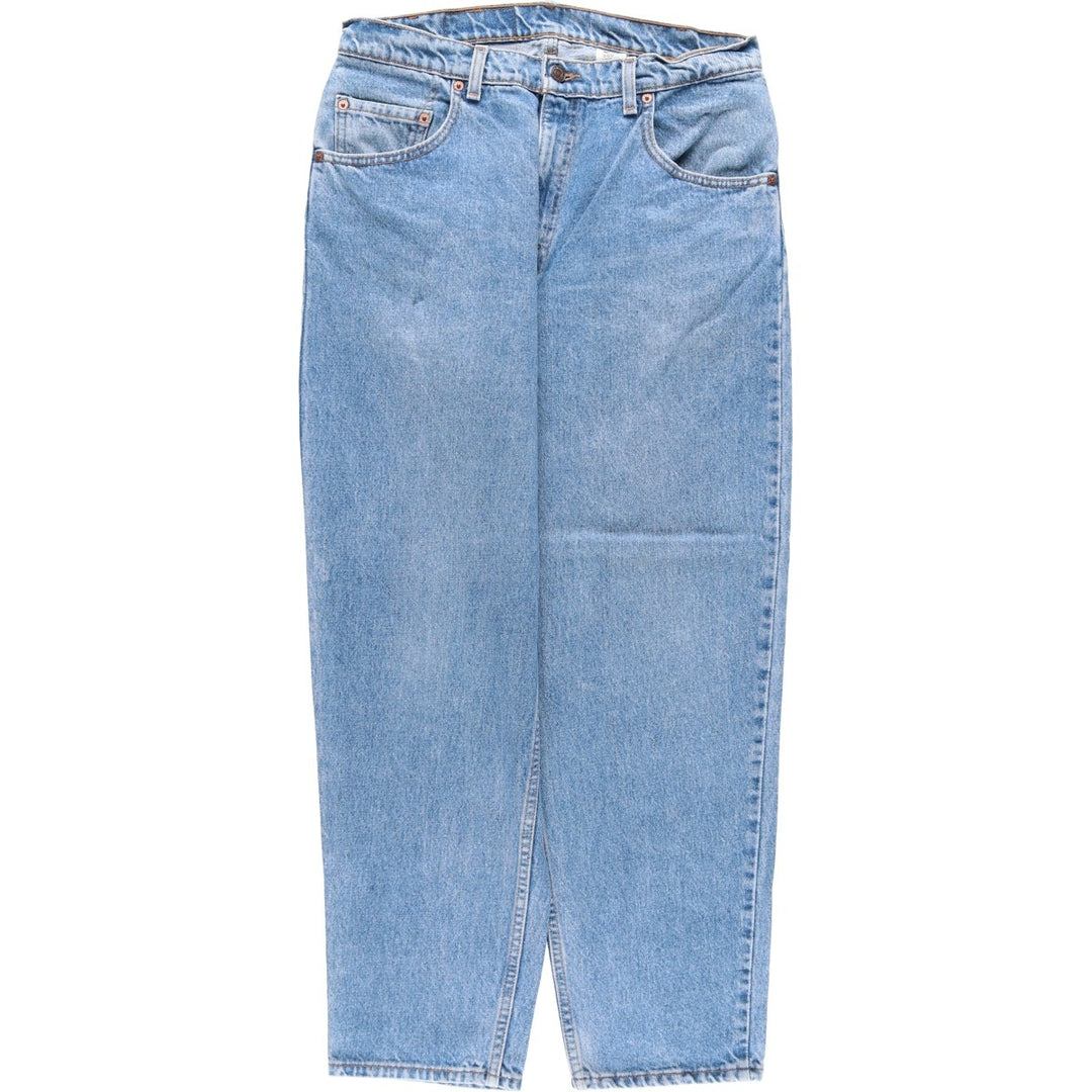 90'S Levi's 560 Loose Fit Tapered Denim Pants, Made in USA, Men's, Size W33, Vintage cotton Blue type light blue Vintage Second Hand