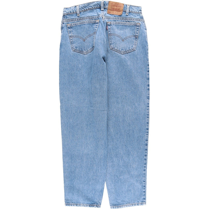 90'S Levi's 560 Loose Fit Tapered Denim Pants, Made in USA, Men's, Size W33, Vintage cotton Blue type light blue Vintage Second Hand