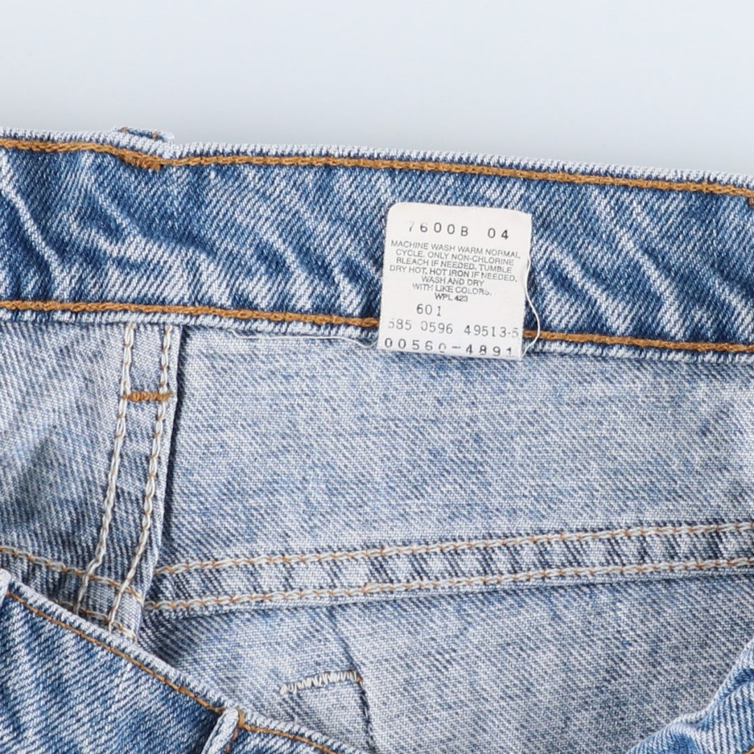 90'S Levi's 560 Loose Fit Tapered Denim Pants, Made in USA, Men's, Size W33, Vintage cotton Blue type light blue Vintage Second Hand
