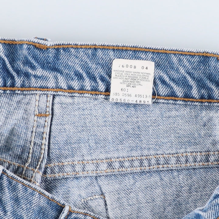 90'S Levi's 560 Loose Fit Tapered Denim Pants, Made in USA, Men's, Size W33, Vintage cotton Blue type light blue Vintage Second Hand