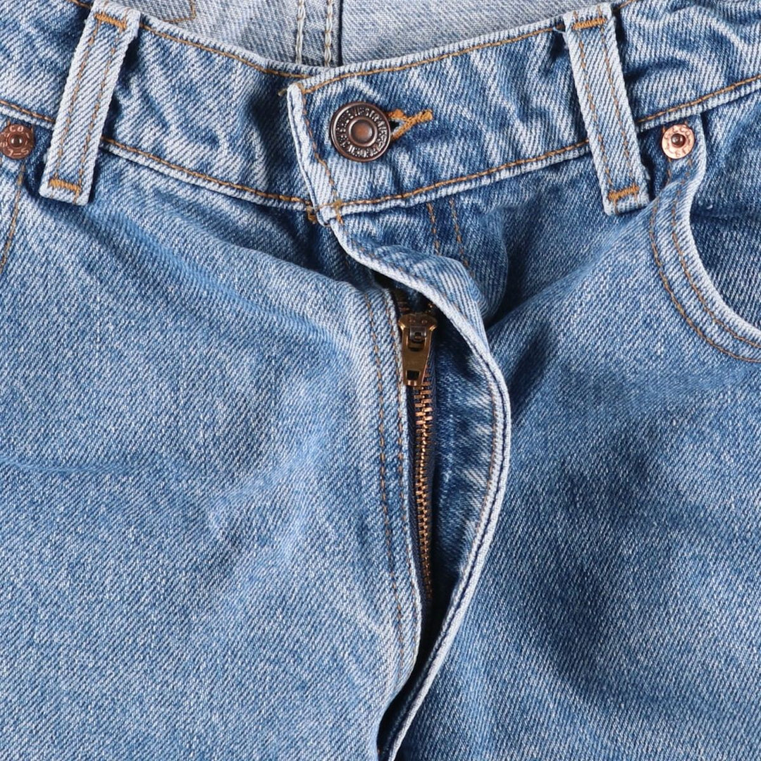 90'S Levi's 560 Loose Fit Tapered Denim Pants, Made in USA, Men's, Size W33, Vintage cotton Blue type light blue Vintage Second Hand