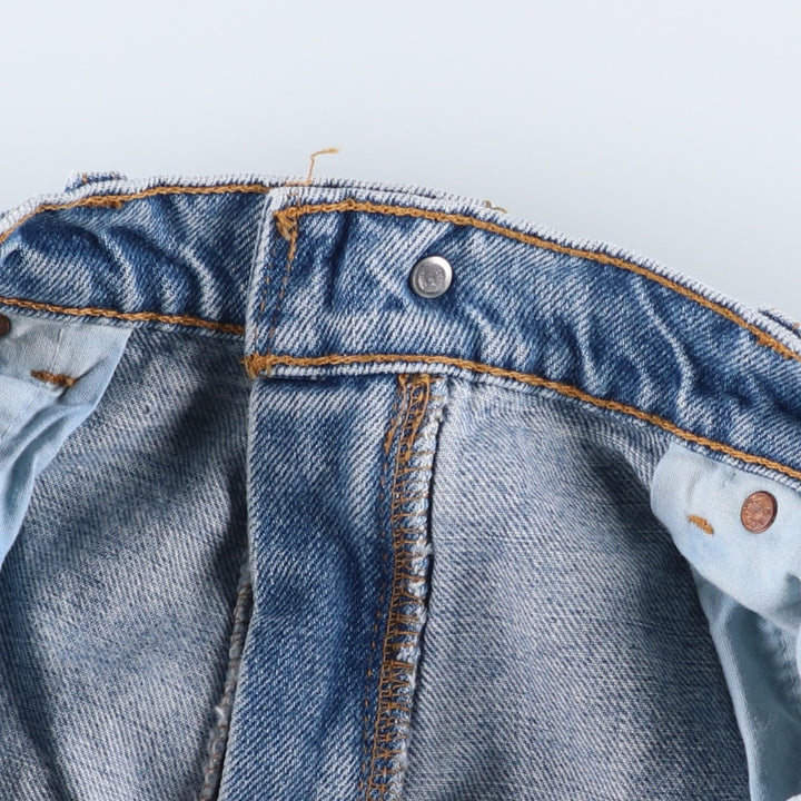 90'S Levi's 560 Loose Fit Tapered Denim Pants, Made in USA, Men's, Size W33, Vintage cotton Blue type light blue Vintage Second Hand