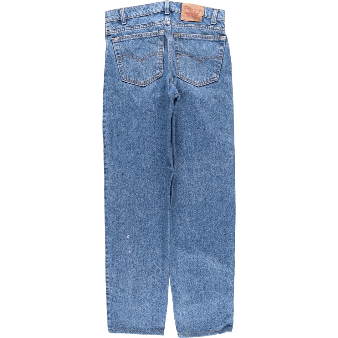 2000'S Levi's 550 Tapered Denim Pants, Made in USA, Men's Size W32 cotton Blue type light blue Vintage Second Hand