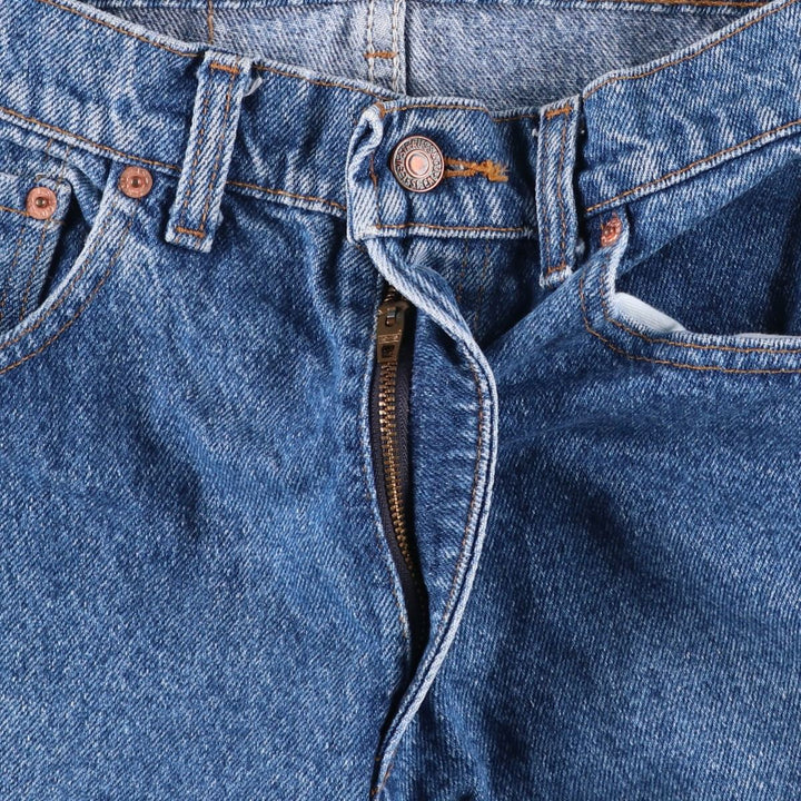 2000'S Levi's 550 Tapered Denim Pants, Made in USA, Men's Size W32 cotton Blue type light blue Vintage Second Hand