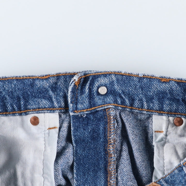 2000'S Levi's 550 Tapered Denim Pants, Made in USA, Men's Size W32 cotton Blue type light blue Vintage Second Hand