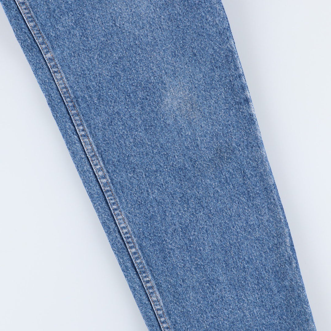 2000'S Levi's 550 Tapered Denim Pants, Made in USA, Men's Size W32 cotton Blue type light blue Vintage Second Hand