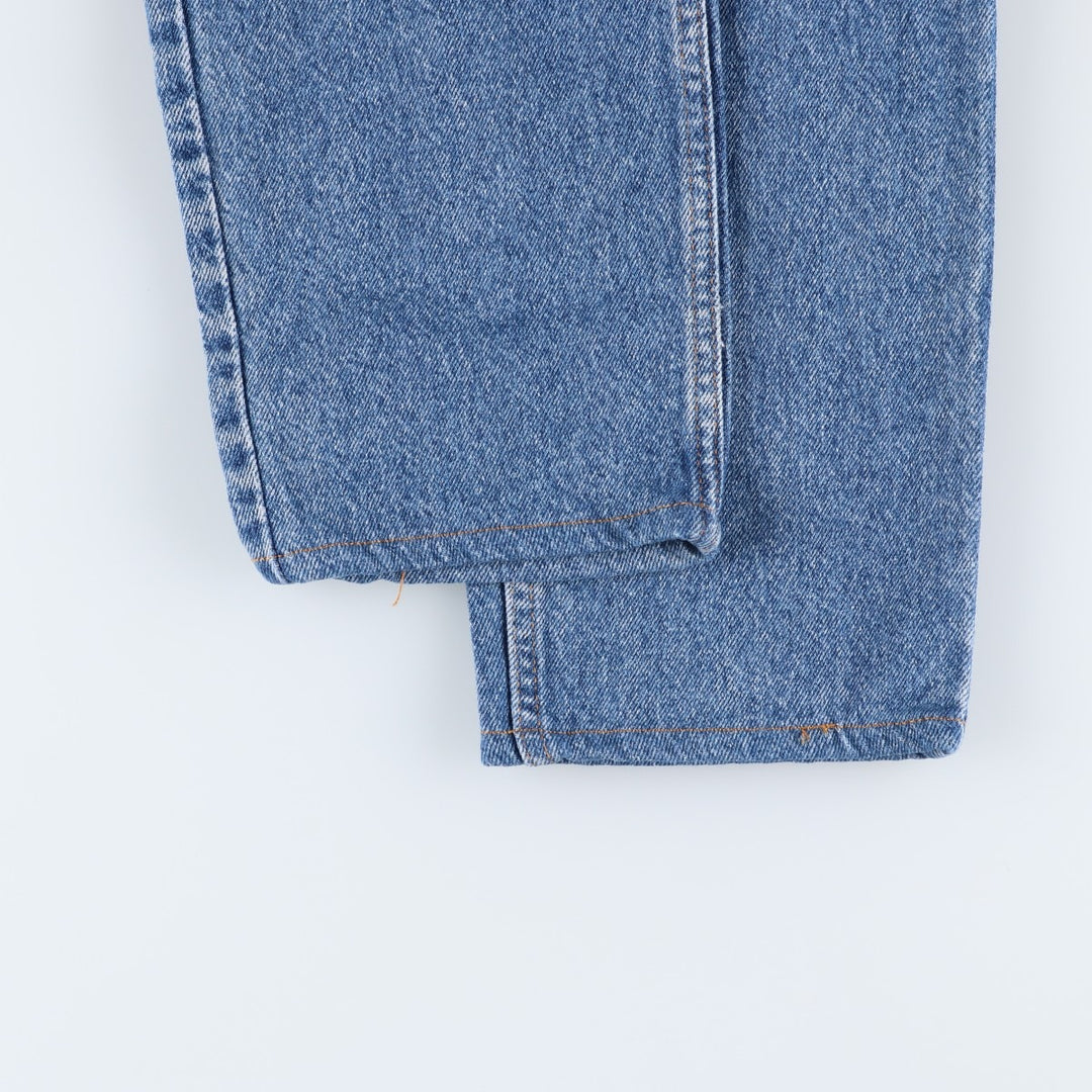 2000'S Levi's 550 Tapered Denim Pants, Made in USA, Men's Size W32 cotton Blue type light blue Vintage Second Hand