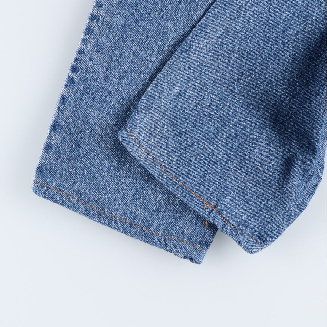 2000'S Levi's 550 Tapered Denim Pants, Made in USA, Men's Size W32 cotton Blue type light blue Vintage Second Hand