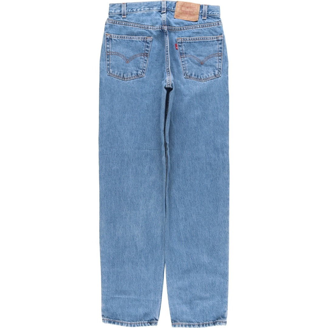 2000'S Levi's 550 Tapered Denim Pants, Made in USA, Men's, Size W29 cotton Blue type light blue Vintage Second Hand