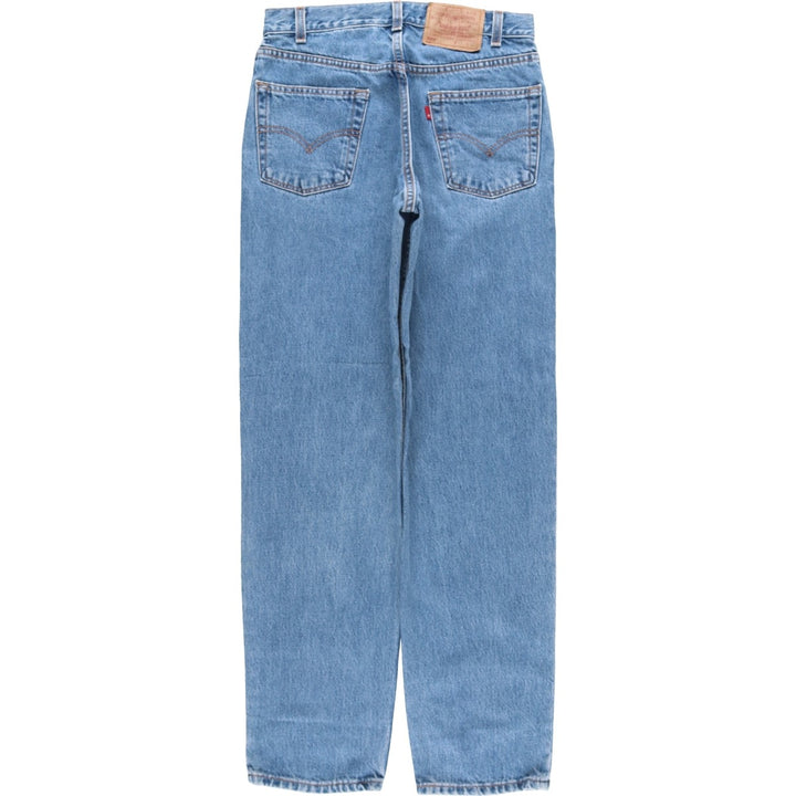 2000'S Levi's 550 Tapered Denim Pants, Made in USA, Men's, Size W29 cotton Blue type light blue Vintage Second Hand