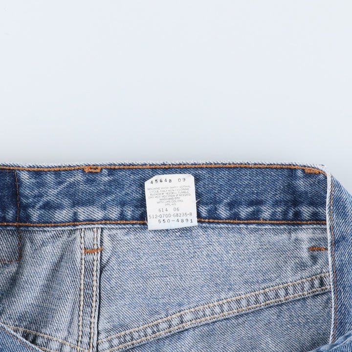 2000'S Levi's 550 Tapered Denim Pants, Made in USA, Men's, Size W29 cotton Blue type light blue Vintage Second Hand