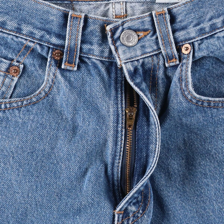 2000'S Levi's 550 Tapered Denim Pants, Made in USA, Men's, Size W29 cotton Blue type light blue Vintage Second Hand