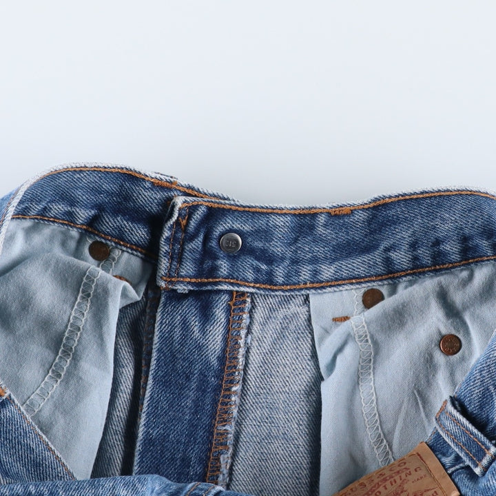 2000'S Levi's 550 Tapered Denim Pants, Made in USA, Men's, Size W29 cotton Blue type light blue Vintage Second Hand