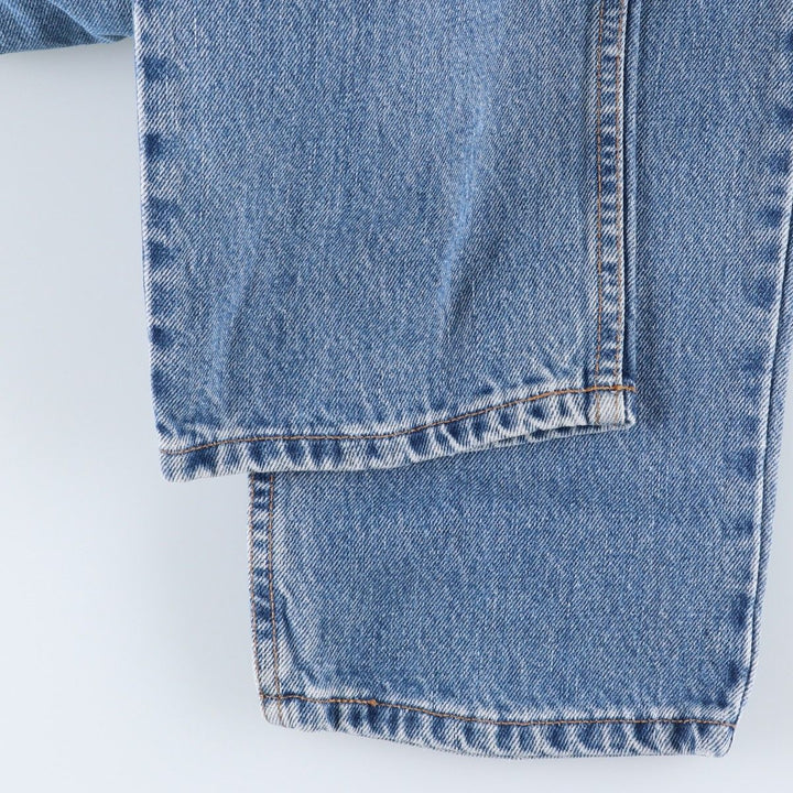 2000'S Levi's 550 Tapered Denim Pants, Made in USA, Men's, Size W29 cotton Blue type light blue Vintage Second Hand