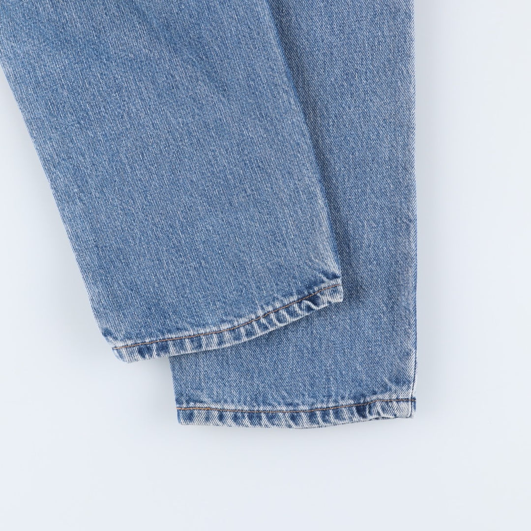 2000'S Levi's 550 Tapered Denim Pants, Made in USA, Men's, Size W29 cotton Blue type light blue Vintage Second Hand