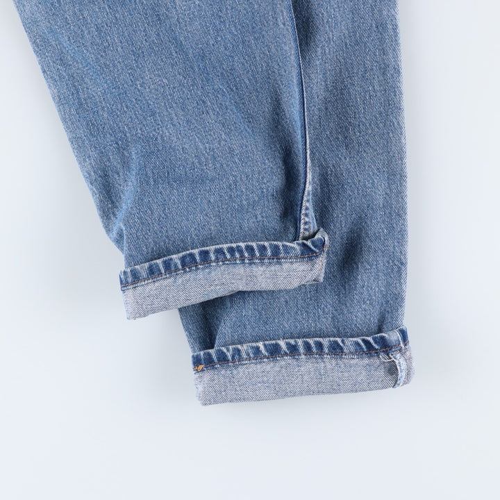 2000'S Levi's 550 Tapered Denim Pants, Made in USA, Men's, Size W29 cotton Blue type light blue Vintage Second Hand