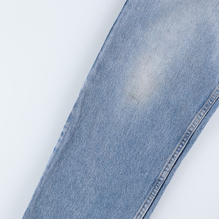 2000'S Levi's 550 Relaxed Fit Tapered Denim Pants, Made in USA, Men's Size 34 (approx.) cotton Blue type light blue Vintage Second Hand
