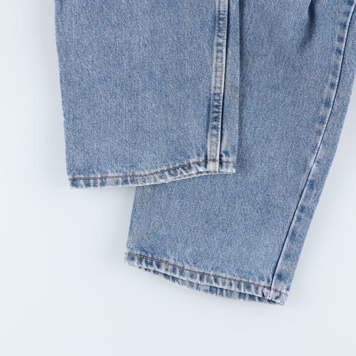 2000'S Levi's 550 Relaxed Fit Tapered Denim Pants, Made in USA, Men's Size 34 (approx.) cotton Blue type light blue Vintage Second Hand