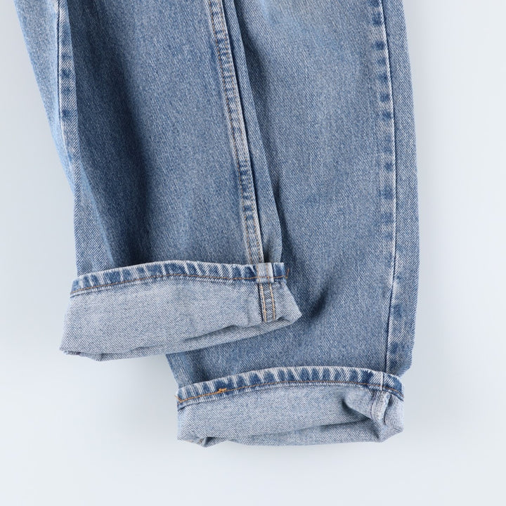 2000'S Levi's 550 Relaxed Fit Tapered Denim Pants, Made in USA, Men's Size 34 (approx.) cotton Blue type light blue Vintage Second Hand