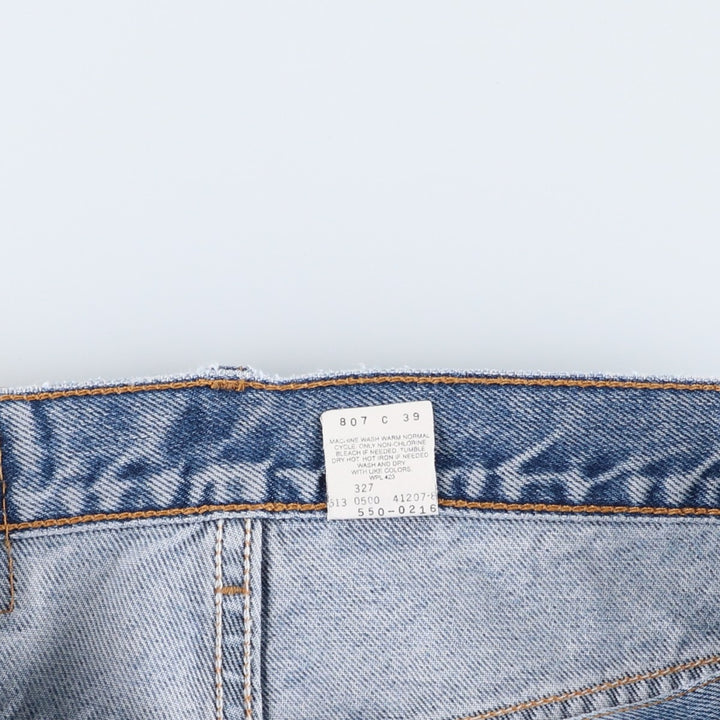2000'S Levi's 550 Relaxed Fit Tapered Denim Pants, Made in USA, Men's Size W30 cotton blue type Vintage Second Hand