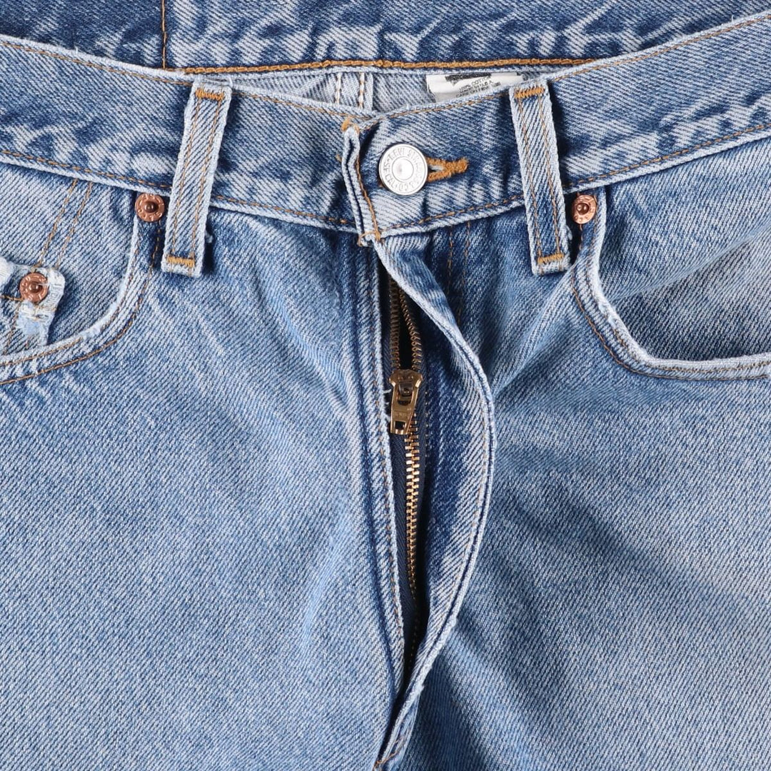 2000'S Levi's 550 Relaxed Fit Tapered Denim Pants, Made in USA, Men's Size W30 cotton blue type Vintage Second Hand