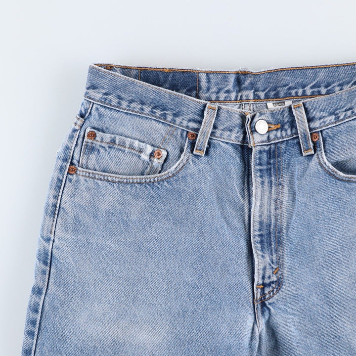 2000'S Levi's 550 Relaxed Fit Tapered Denim Pants, Made in USA, Men's Size W30 cotton blue type Vintage Second Hand