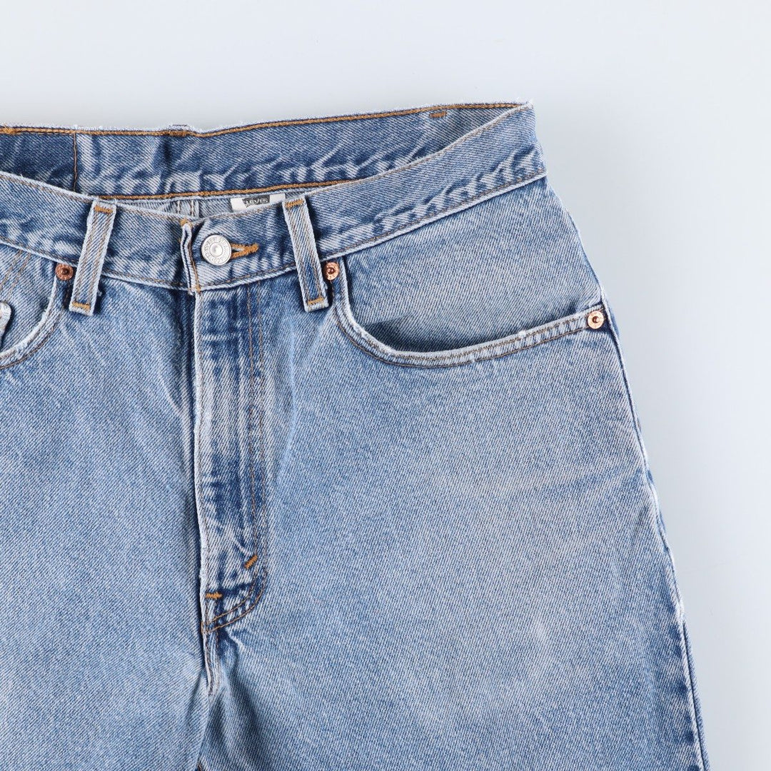 2000'S Levi's 550 Relaxed Fit Tapered Denim Pants, Made in USA, Men's Size W30 cotton blue type Vintage Second Hand