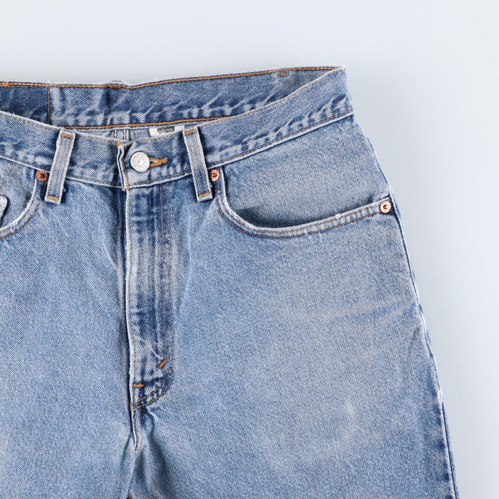 2000'S Levi's 550 Relaxed Fit Tapered Denim Pants, Made in USA, Men's Size W30 cotton blue type Vintage Second Hand