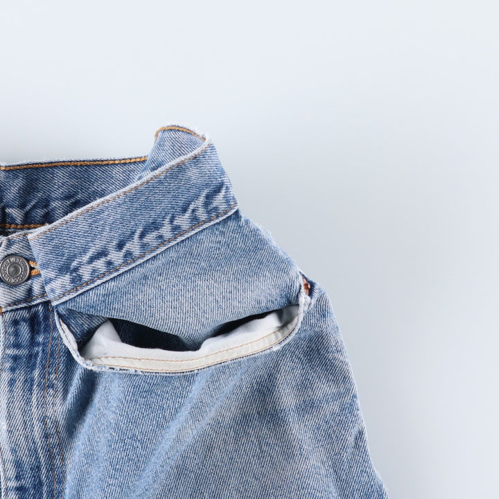 2000'S Levi's 550 Relaxed Fit Tapered Denim Pants, Made in USA, Men's Size W30 cotton blue type Vintage Second Hand