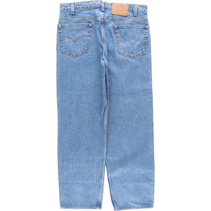 90'S Levi's 550 Relaxed Fit Tapered Denim Pants Made in USA Men's W35 Vintage cotton Blue type light blue Vintage Second Hand